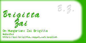 brigitta zai business card